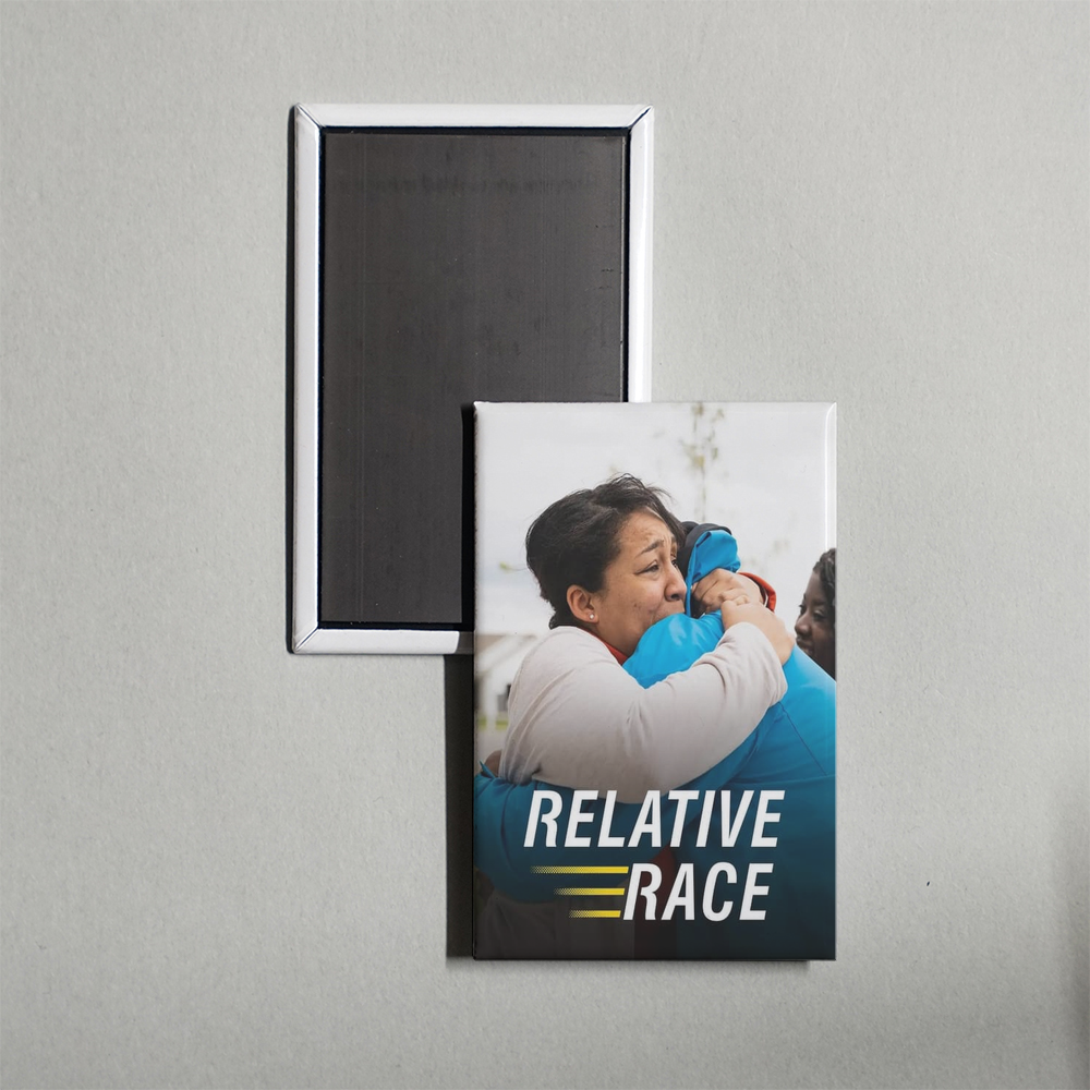 Relative Race TV Show Fridge Magnet