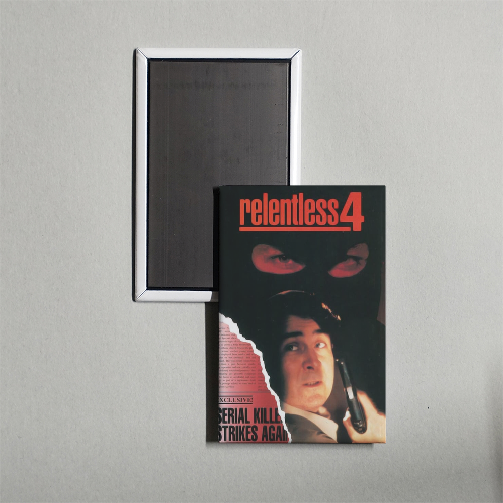 Relentless IV Ashes to Ashes Mini Movie Fridge Magnet