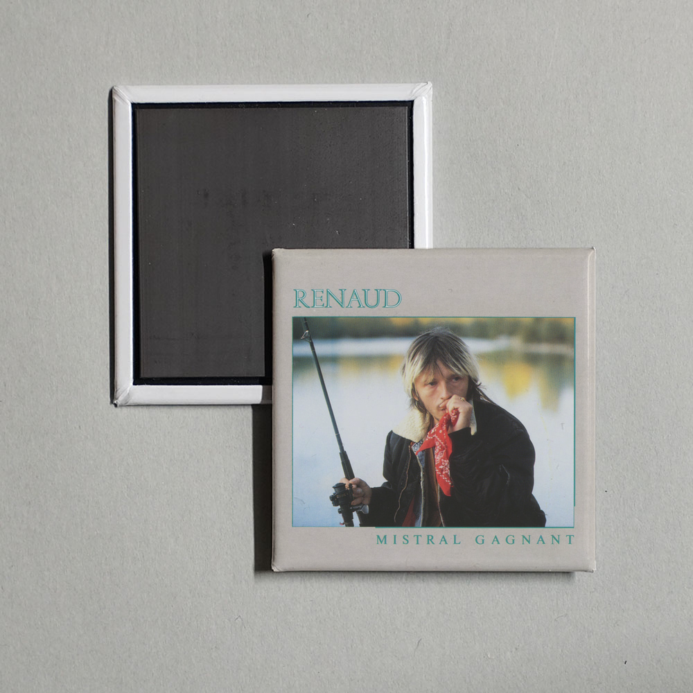 Renaud - Mistral gagnant Album Cover Fridge Magnet