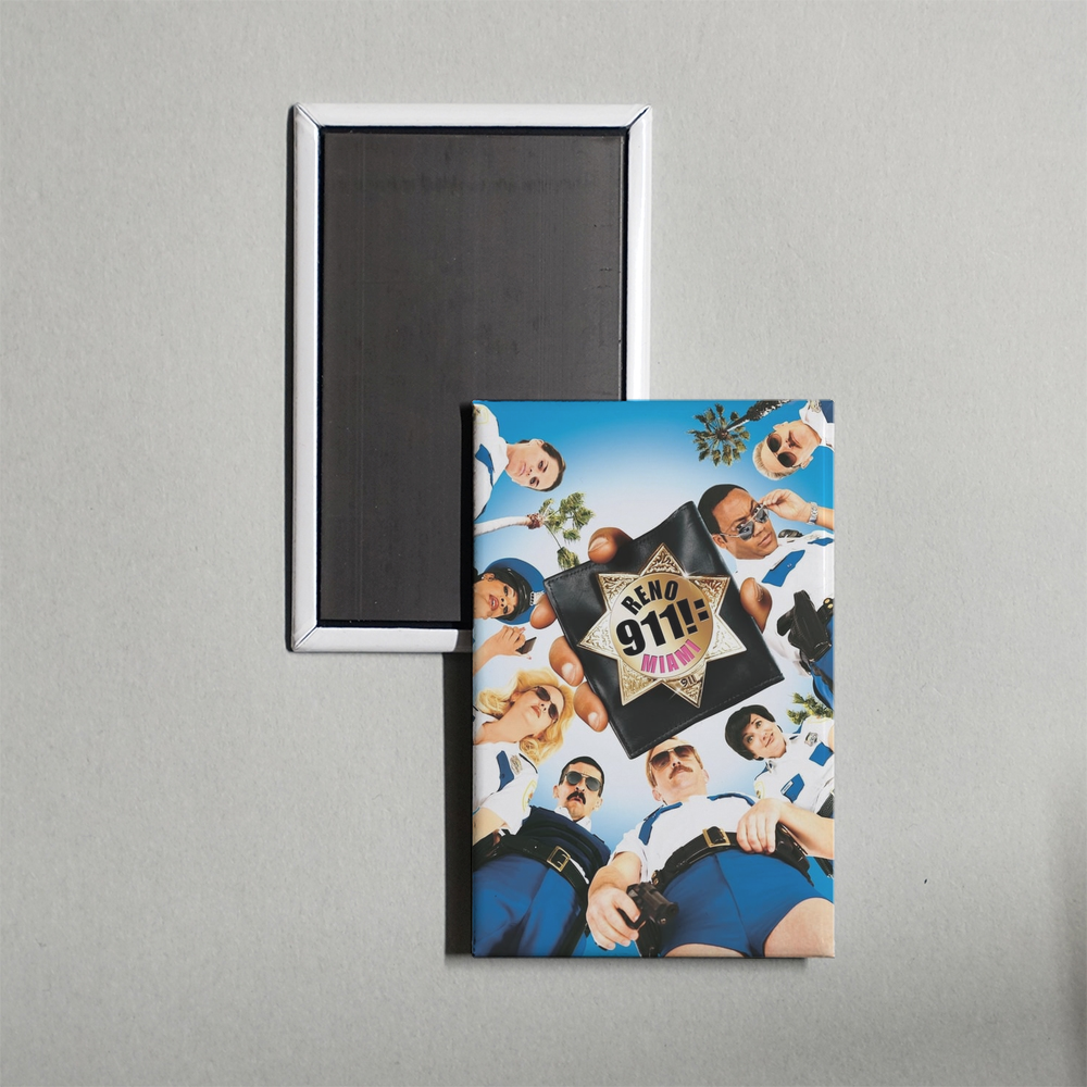 Reno 911! Miami Mini Movie Fridge Magnet