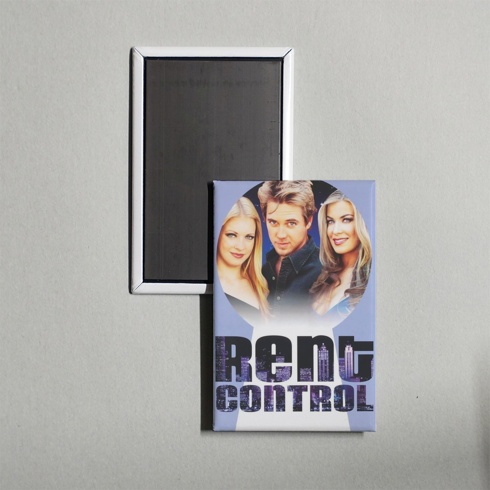 Rent Control Mini Movie Fridge Magnet
