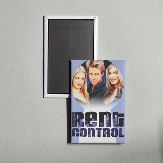 Rent Control Mini Movie Fridge Magnet