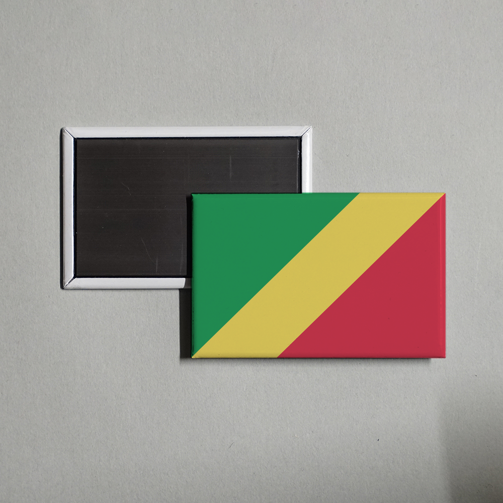 Republic of the Congo Flag Fridge Magnet