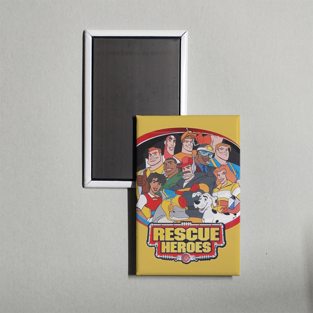 Rescue Heroes TV Show Fridge Magnet