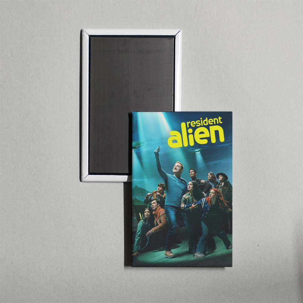 Resident Alien TV Show Fridge Magnet
