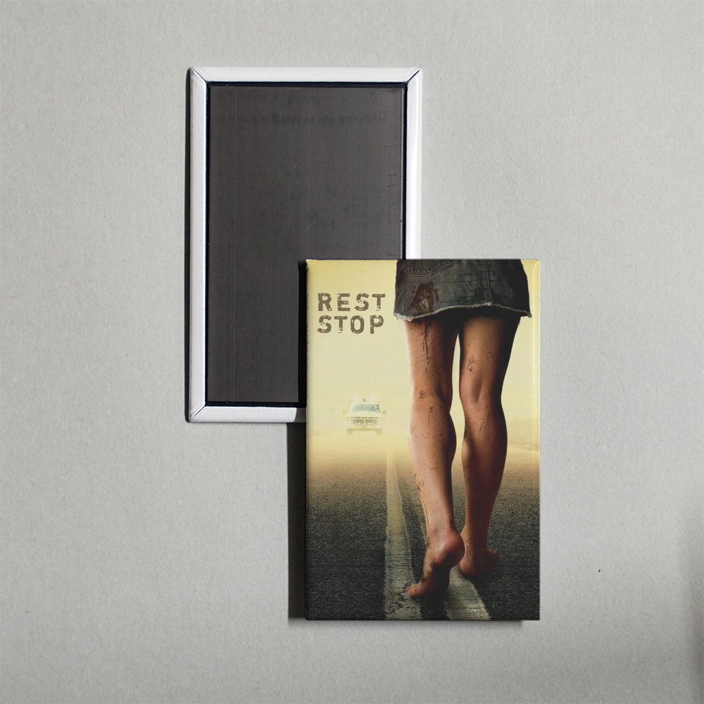 Rest Stop Mini Movie Fridge Magnet