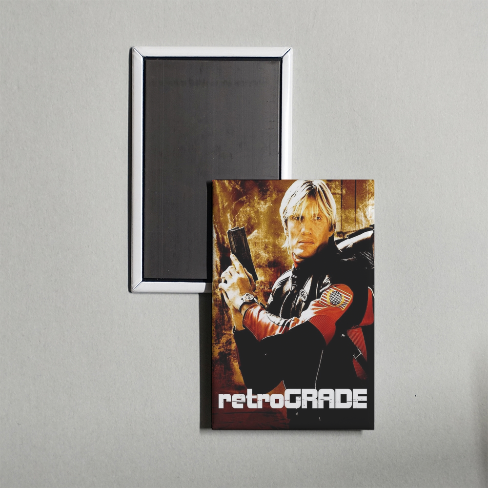 Retrograde Mini Movie Fridge Magnet