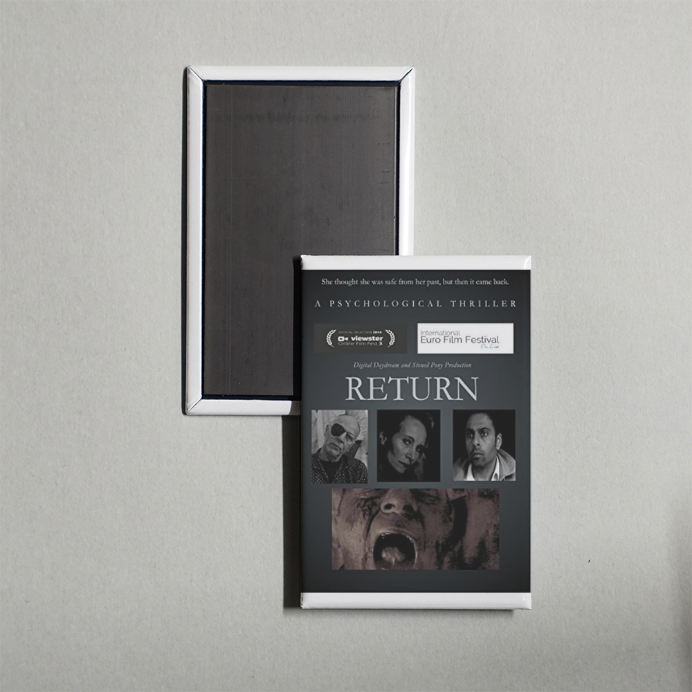 Return Mini Movie Fridge Magnet