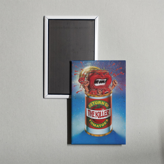 Return of the Killer Tomatoes! Mini Movie Fridge Magnet