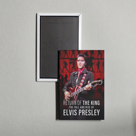 Return of the King The Fall and Rise of Elvis Presley Mini Movie Fridge Magnet