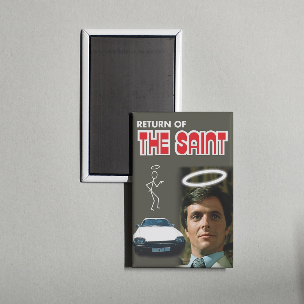 Return of the Saint TV Show Fridge Magnet
