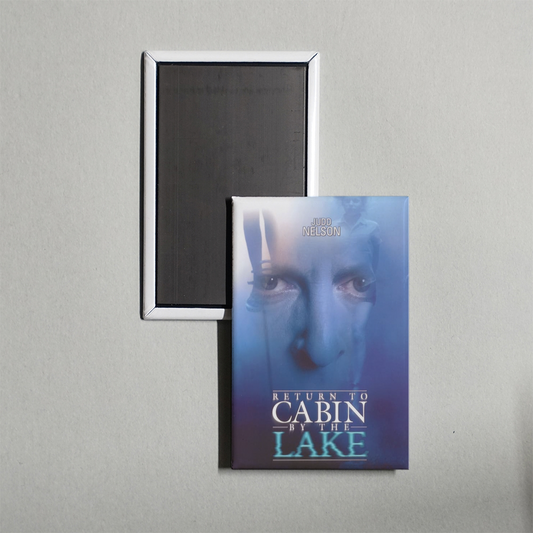 Return to Cabin by the Lake Mini Movie Fridge Magnet