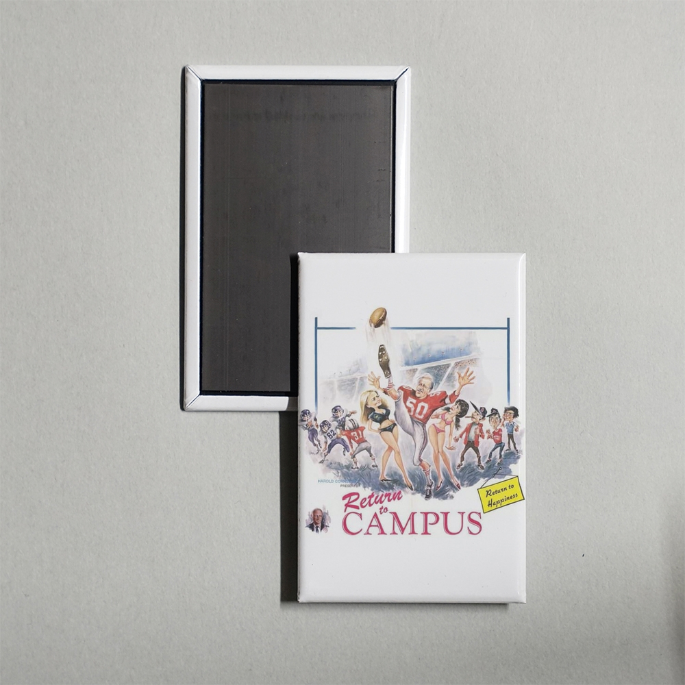 Return to Campus Mini Movie Fridge Magnet