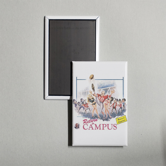 Return to Campus Mini Movie Fridge Magnet