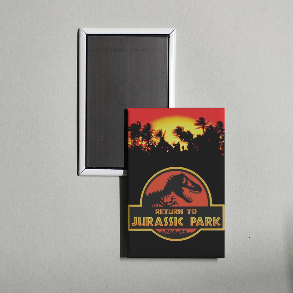 Return to Jurassic Park Mini Movie Fridge Magnet
