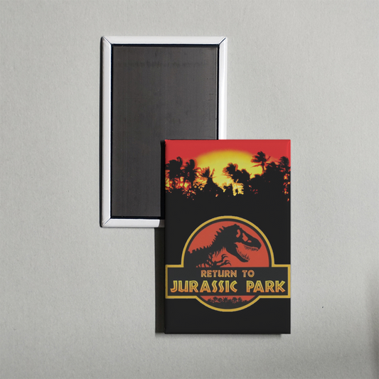 Return to Jurassic Park Mini Movie Fridge Magnet