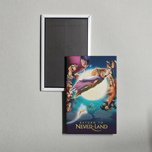 Return to Never Land Mini Movie Fridge Magnet