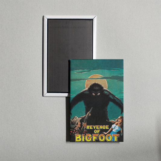 Revenge of Bigfoot Mini Movie Fridge Magnet