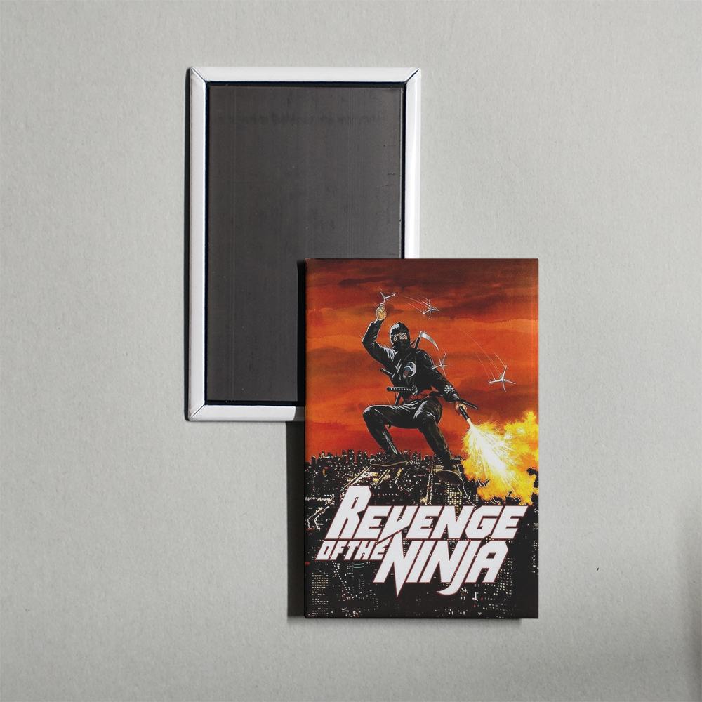 Revenge of the Ninja Mini Movie Fridge Magnet