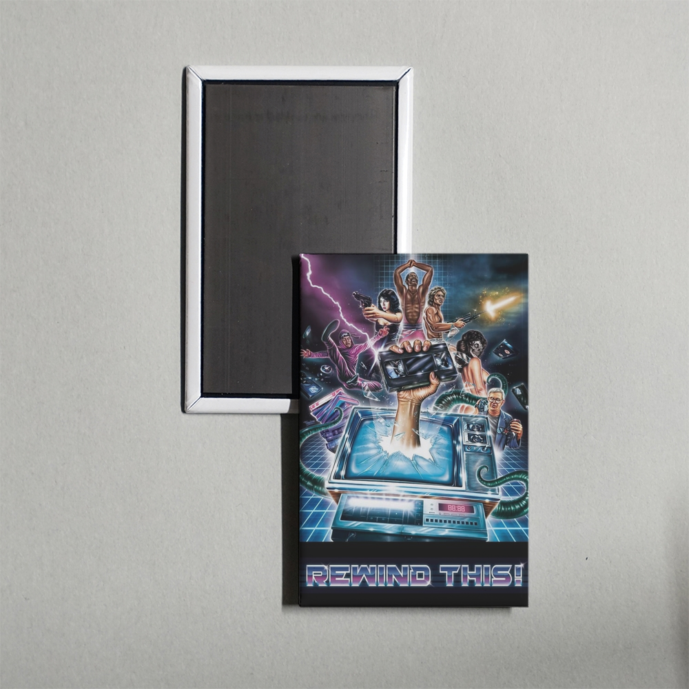 Rewind This! Mini Movie Fridge Magnet
