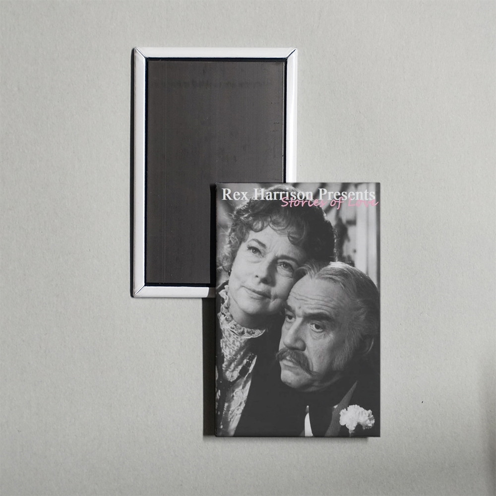 Rex Harrison Presents Stories of Love Mini Movie Fridge Magnet