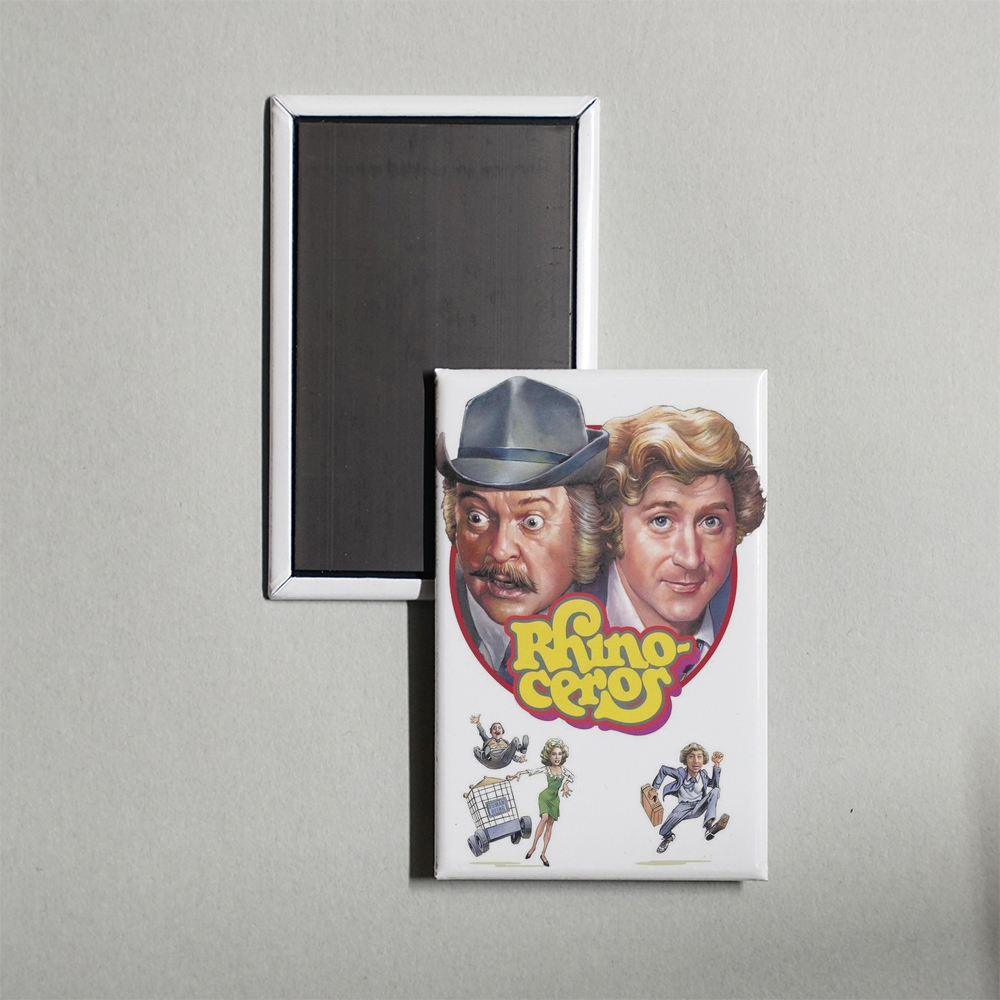 Rhinoceros Mini Movie Fridge Magnet