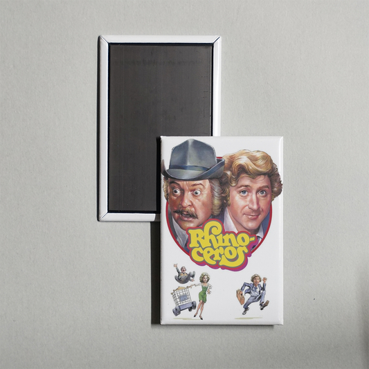 Rhinoceros Mini Movie Fridge Magnet
