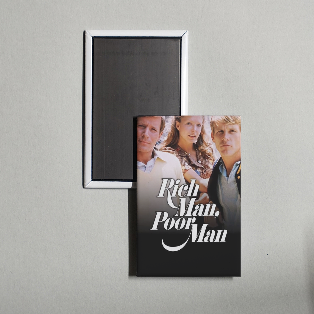 Rich Man, Poor Man TV Show Fridge Magnet
