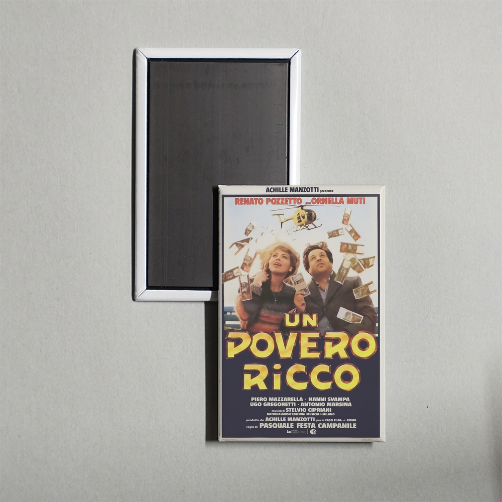 Rich and Poor Mini Movie Fridge Magnet