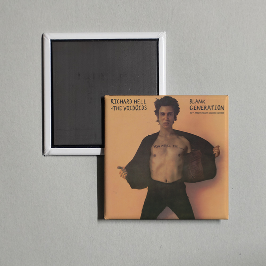 Richard Hell - Blank Generation (40th Anniversary Deluxe Edition) Album Cover Fridge Magnet