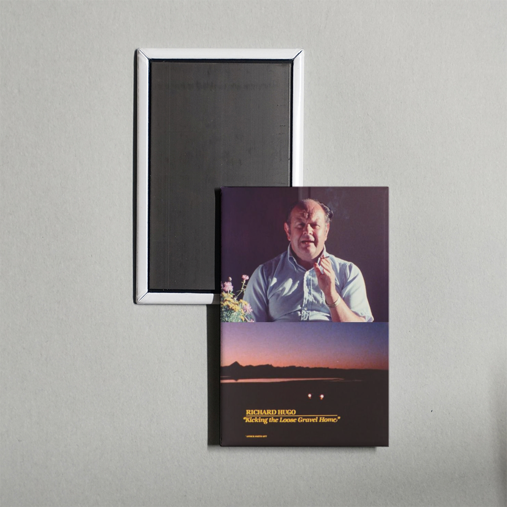 Richard Hugo Kicking the Loose Gravel Home Mini Movie Fridge Magnet