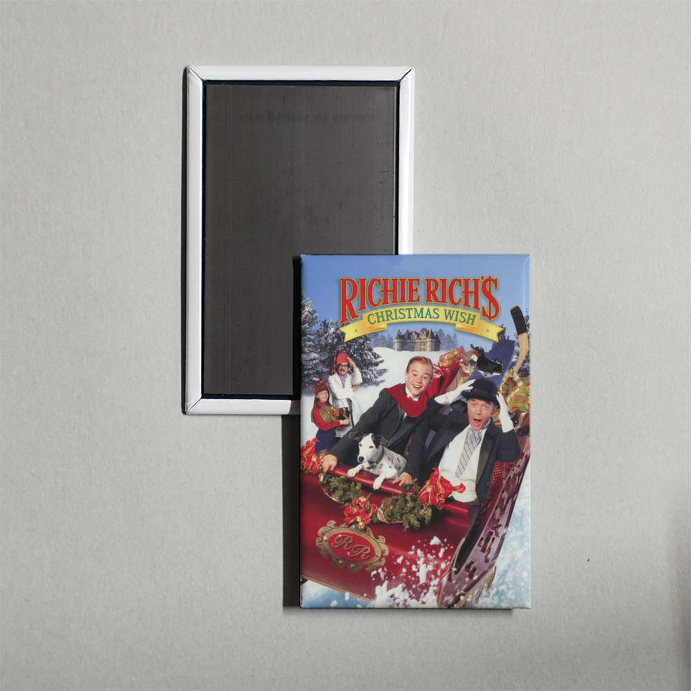 Richie Rich's Christmas Wish Mini Movie Fridge Magnet