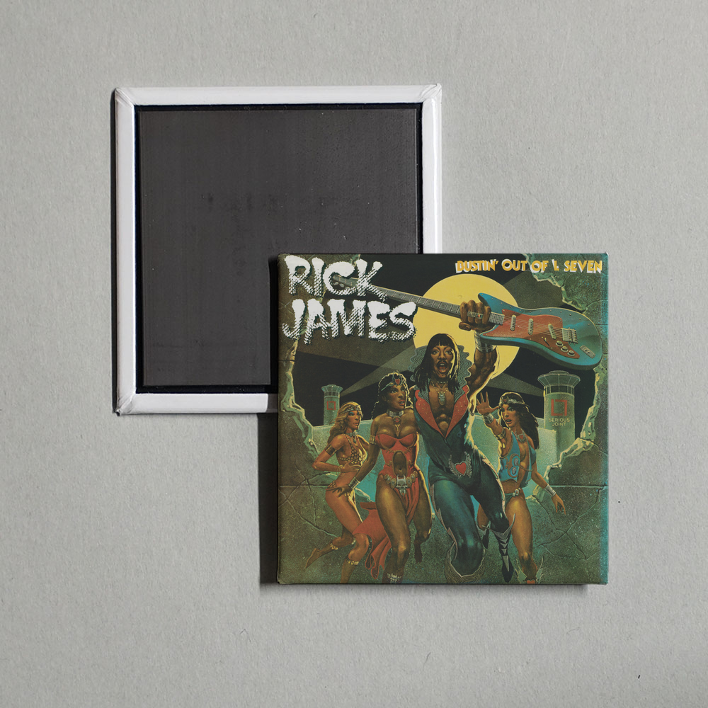 Rick James - Bustin' Out of L Seven (Expanded Edition) Album Cover Fridge Magnet