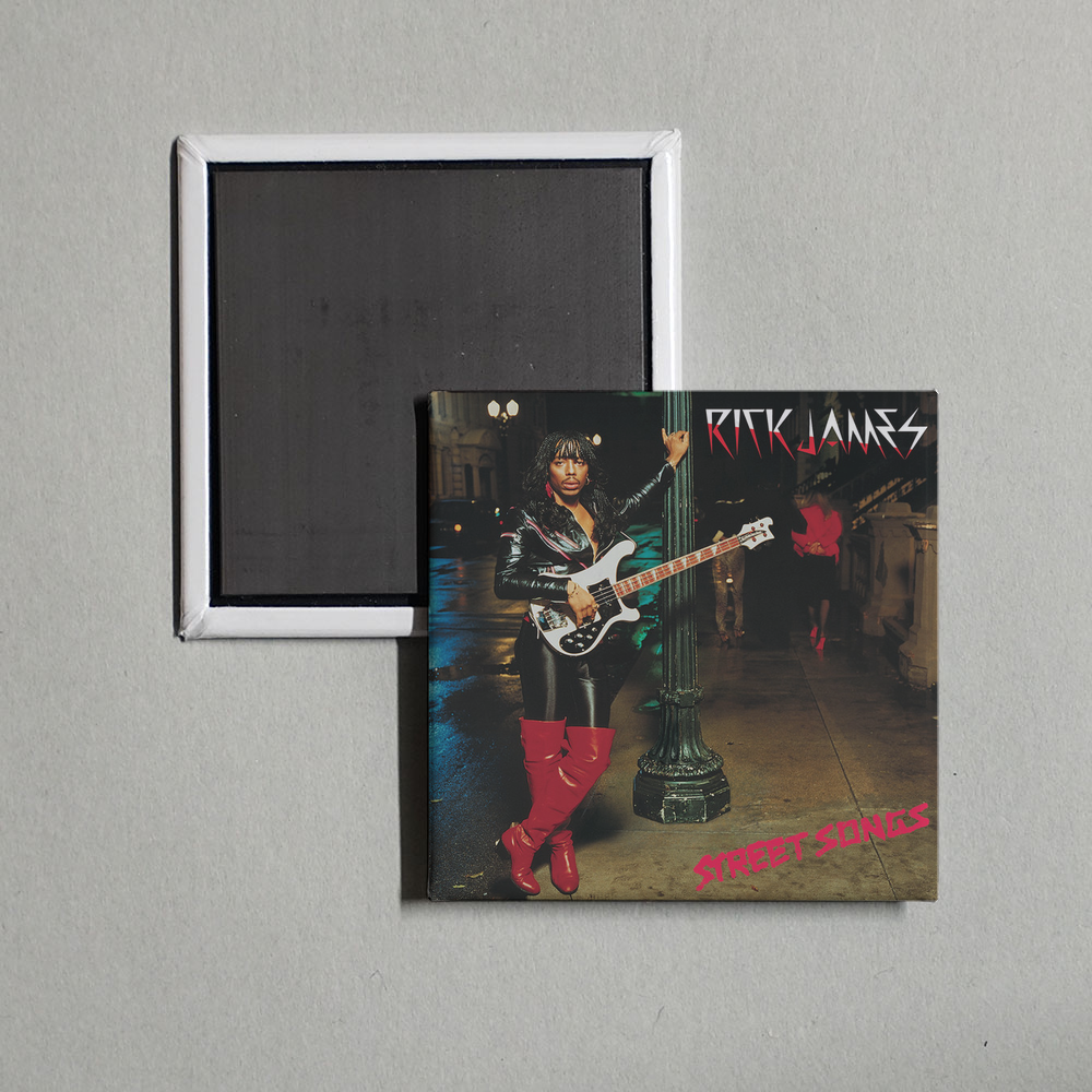 Rick James - Street Songs Album Cover Fridge Magnet