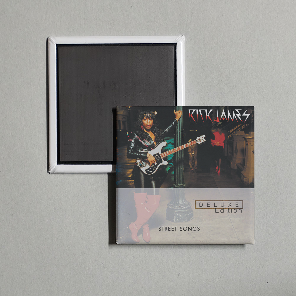 Rick James - Street Songs (Deluxe Edition) Album Cover Fridge Magnet