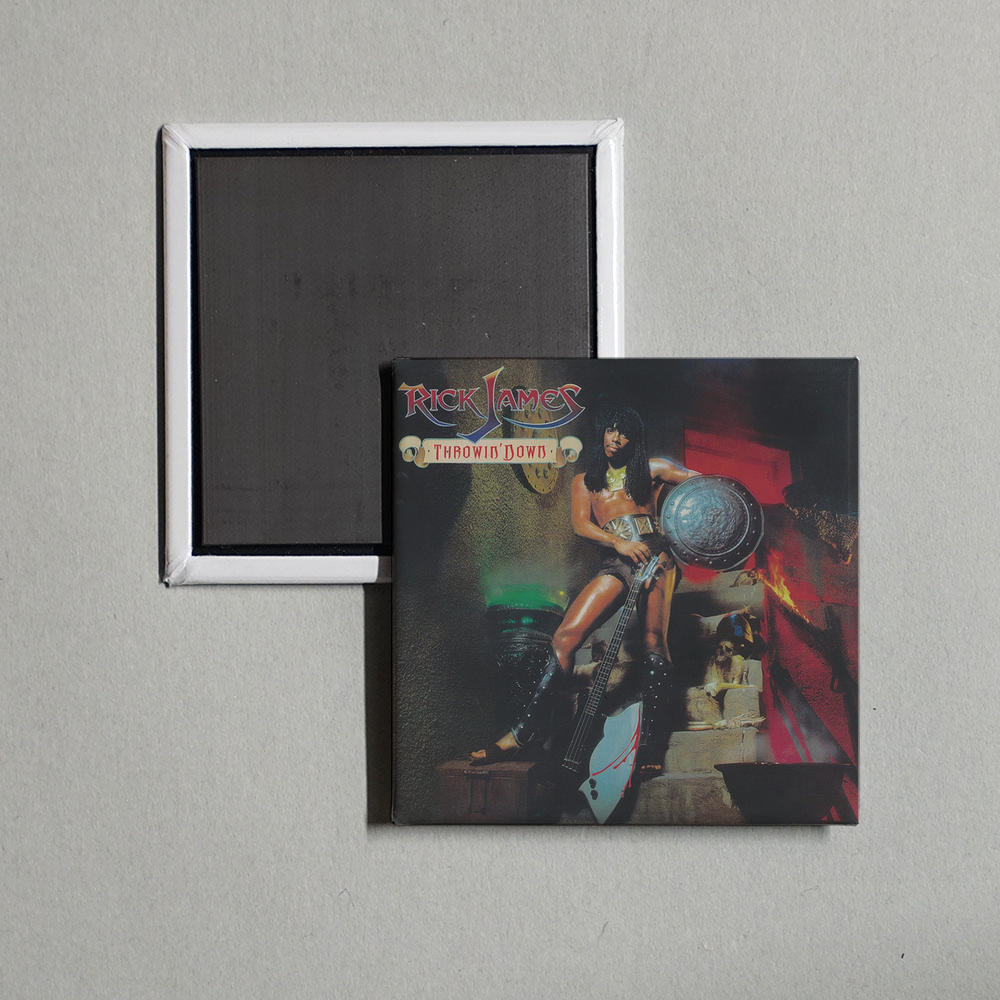 Rick James - Throwin' Down (Expanded Edition) Album Cover Fridge Magnet