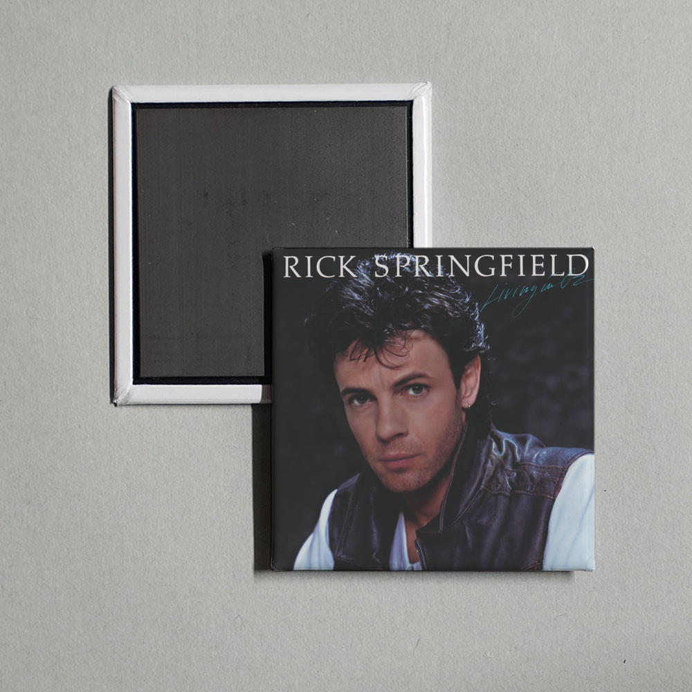 Rick Springfield - Living In Oz Album Cover Fridge Magnet