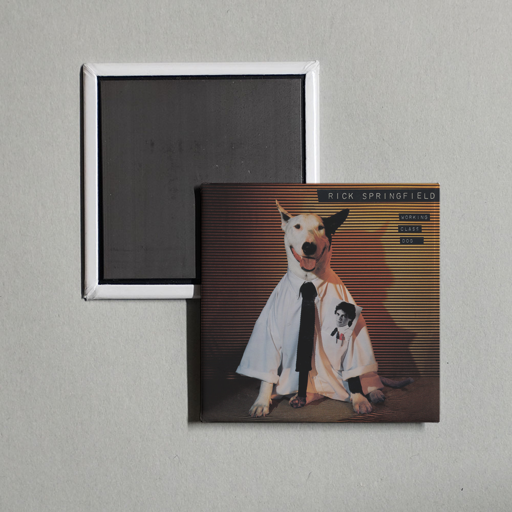 Rick Springfield - Working Class Dog Album Cover Fridge Magnet