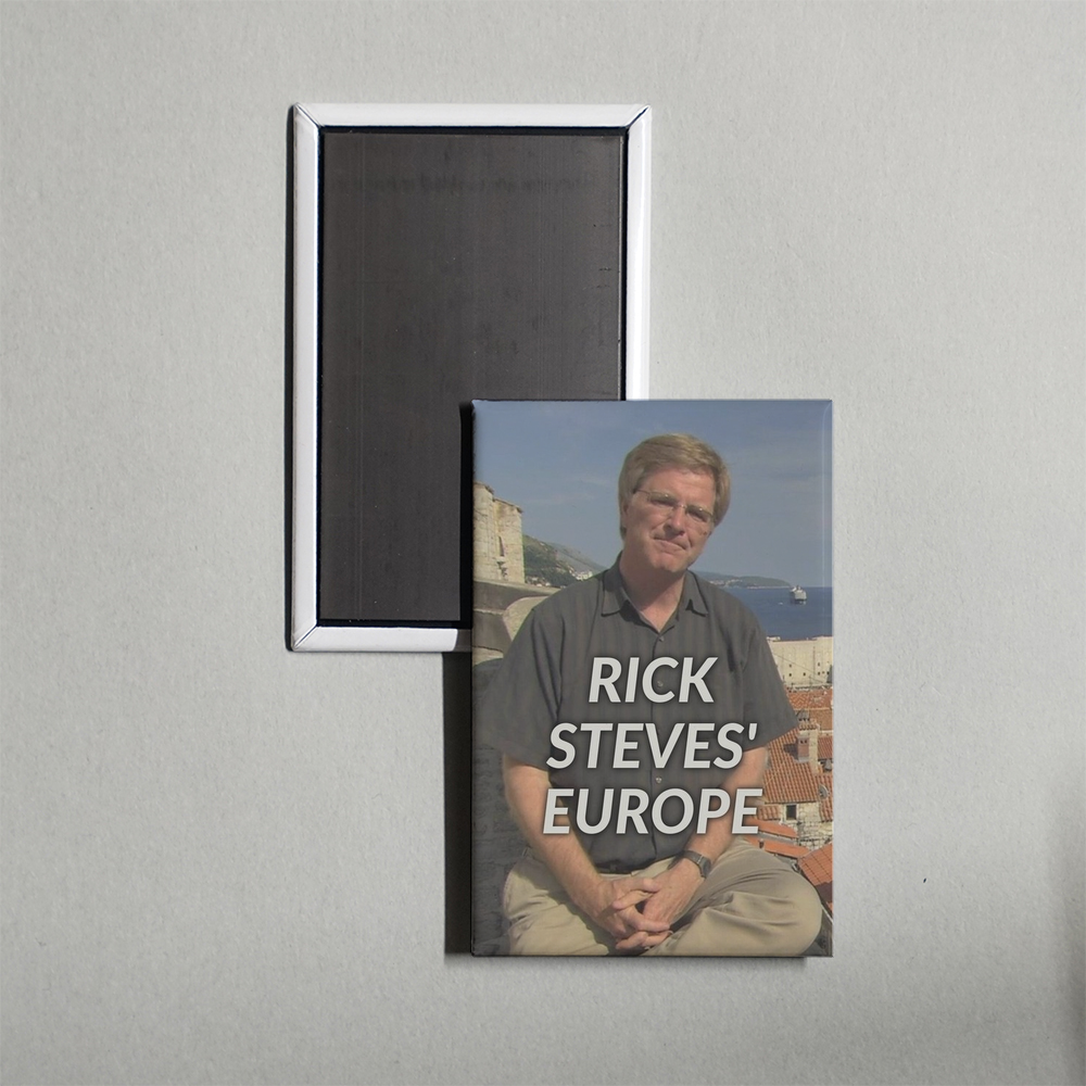 Rick Steves' Europe TV Show Fridge Magnet