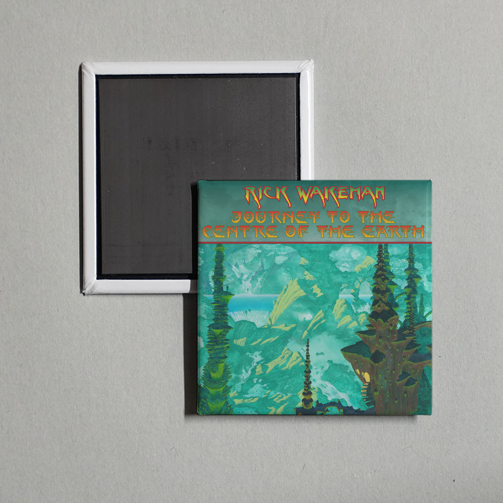 Rick Wakeman - Journey To The Centre Of The Earth Album Cover Fridge Magnet