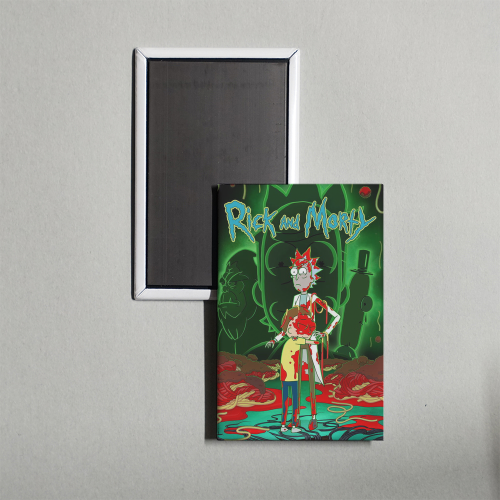 Rick and Morty TV Show Fridge Magnet