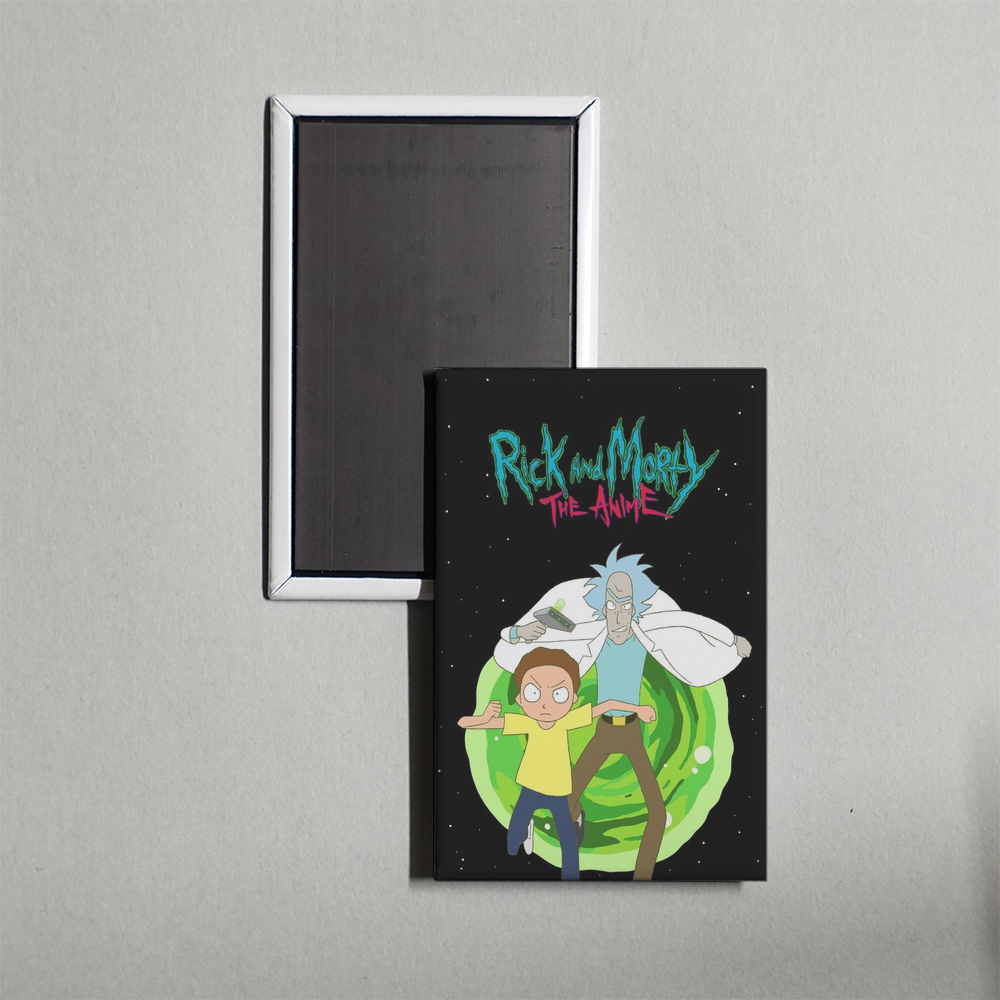 Rick and Morty The Anime TV Show Fridge Magnet