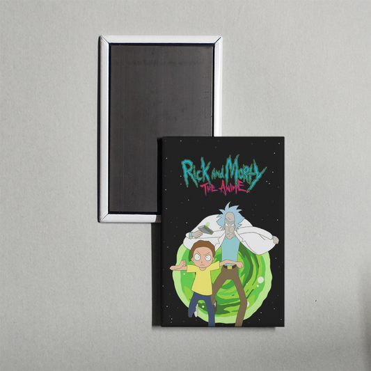 Rick and Morty The Anime TV Show Fridge Magnet