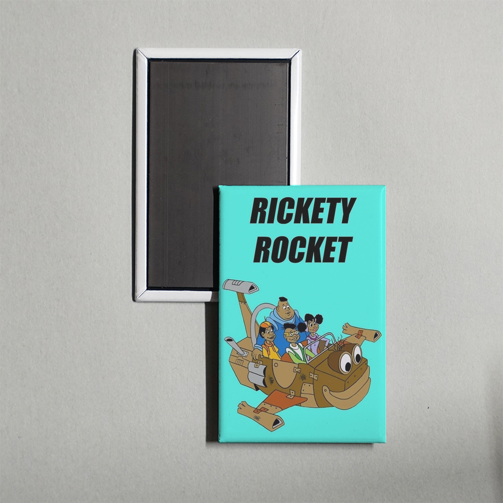 Rickety Rocket TV Show Fridge Magnet
