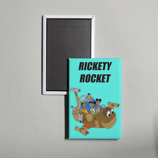 Rickety Rocket TV Show Fridge Magnet