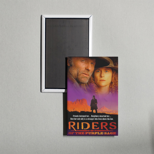 Riders of the Purple Sage Mini Movie Fridge Magnet
