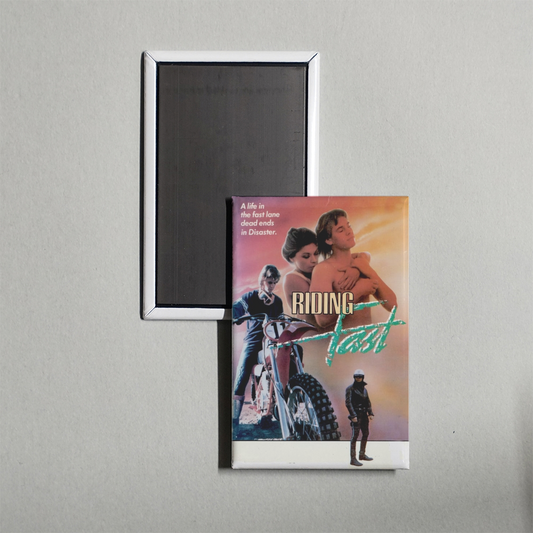 Riding Fast Mini Movie Fridge Magnet