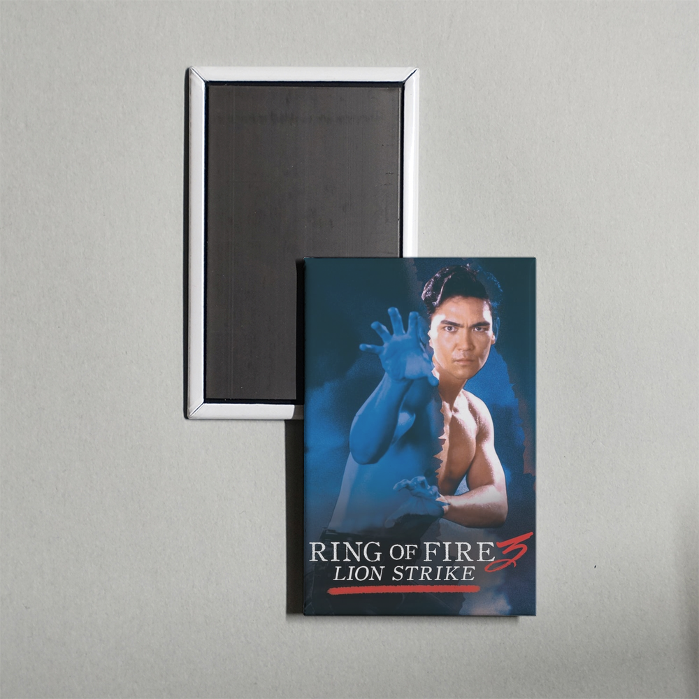 Ring of Fire III Lion Strike Mini Movie Fridge Magnet