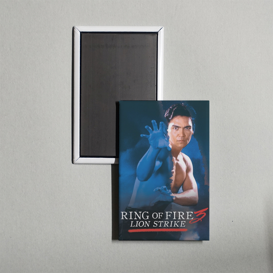 Ring of Fire III Lion Strike Mini Movie Fridge Magnet