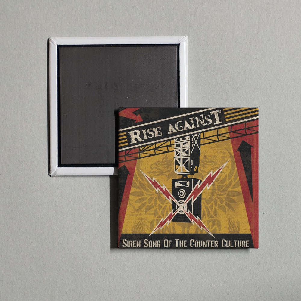 Rise Against - Siren Song Of The Counter-Culture Album Cover Fridge Magnet